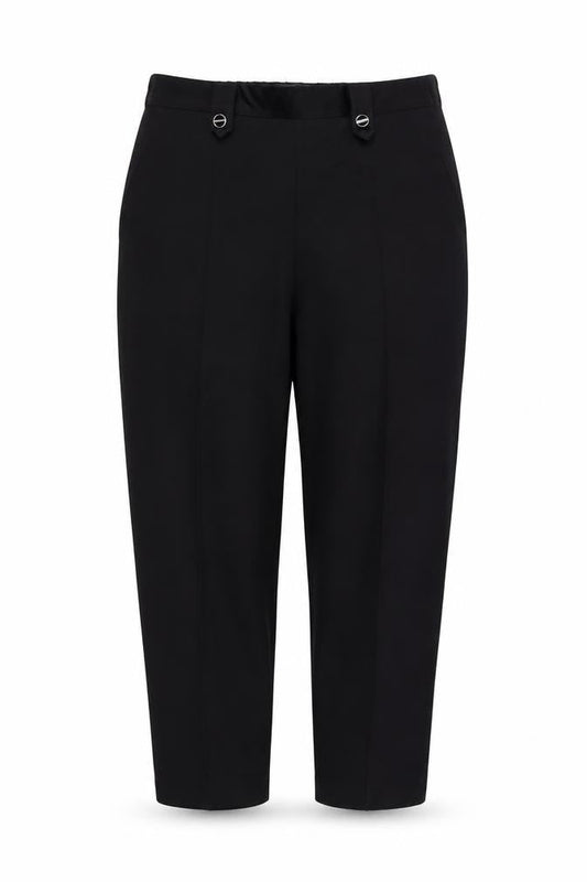 Womens UK Size 12 Bm collection Regular Fit Sweatpants Black Trousers