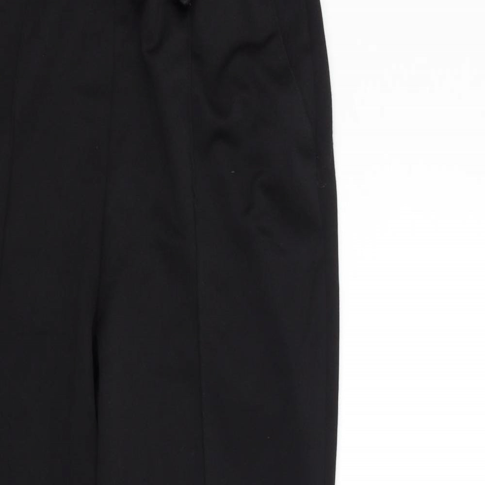 Bm collection Womens Black Houndstooth  Sweatpants Trousers Size 12 L26 in