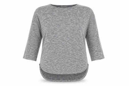 Front view of Papaya women’s grey jumper, size M