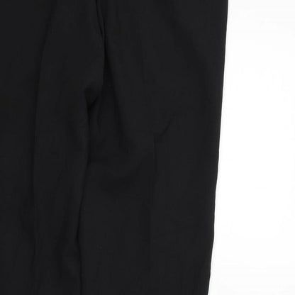 Womens UK Size 32 in Marks and Spencer Regular Fit  Black Trousers