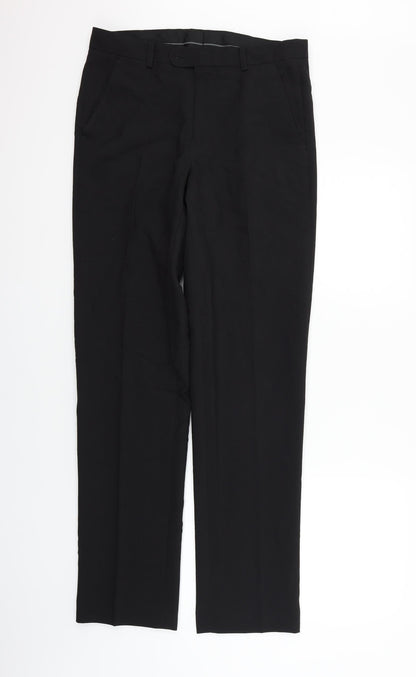 T&W Womens Black   Trousers  Size 30 in L33 in