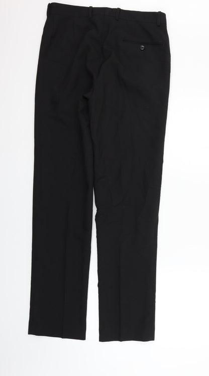 T&W Womens Black   Trousers  Size 30 in L33 in