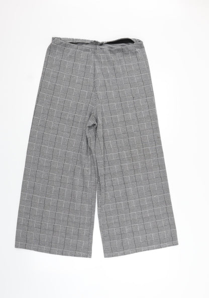 Primark Womens Grey Check  Trousers   L22 in