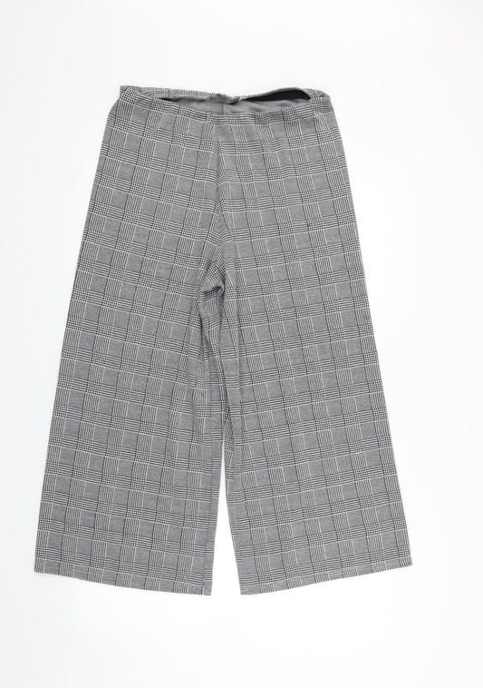 Primark Womens Grey Check  Trousers   L22 in