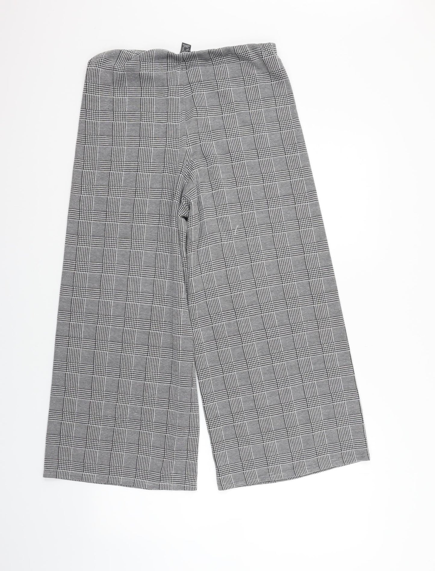 Primark Womens Grey Check  Trousers   L22 in