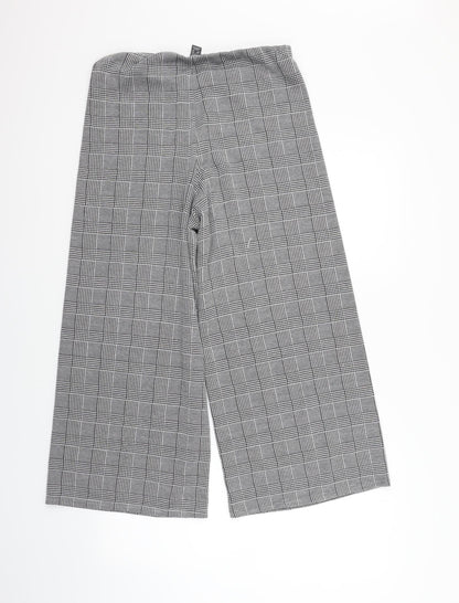 Primark Womens Grey Check  Trousers   L22 in
