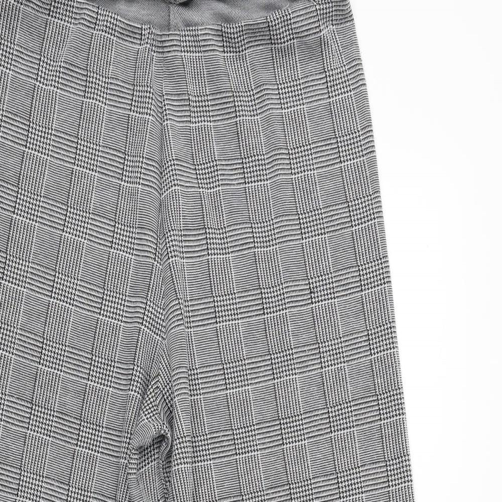 Primark Womens Grey Check  Trousers   L22 in