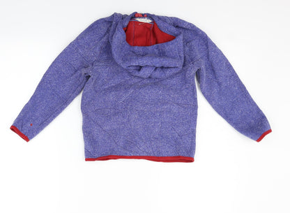 Back view of John Lewis boys’ blue jacket, size 8, years