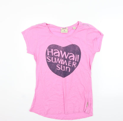 masion scotch Womens Pink   Basic T-Shirt Size L