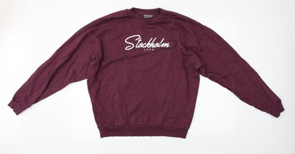 ASOS  Mens Purple   Pullover Jumper Size L