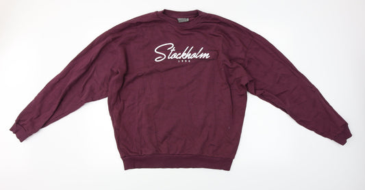 ASOS  Mens Purple   Pullover Jumper Size L