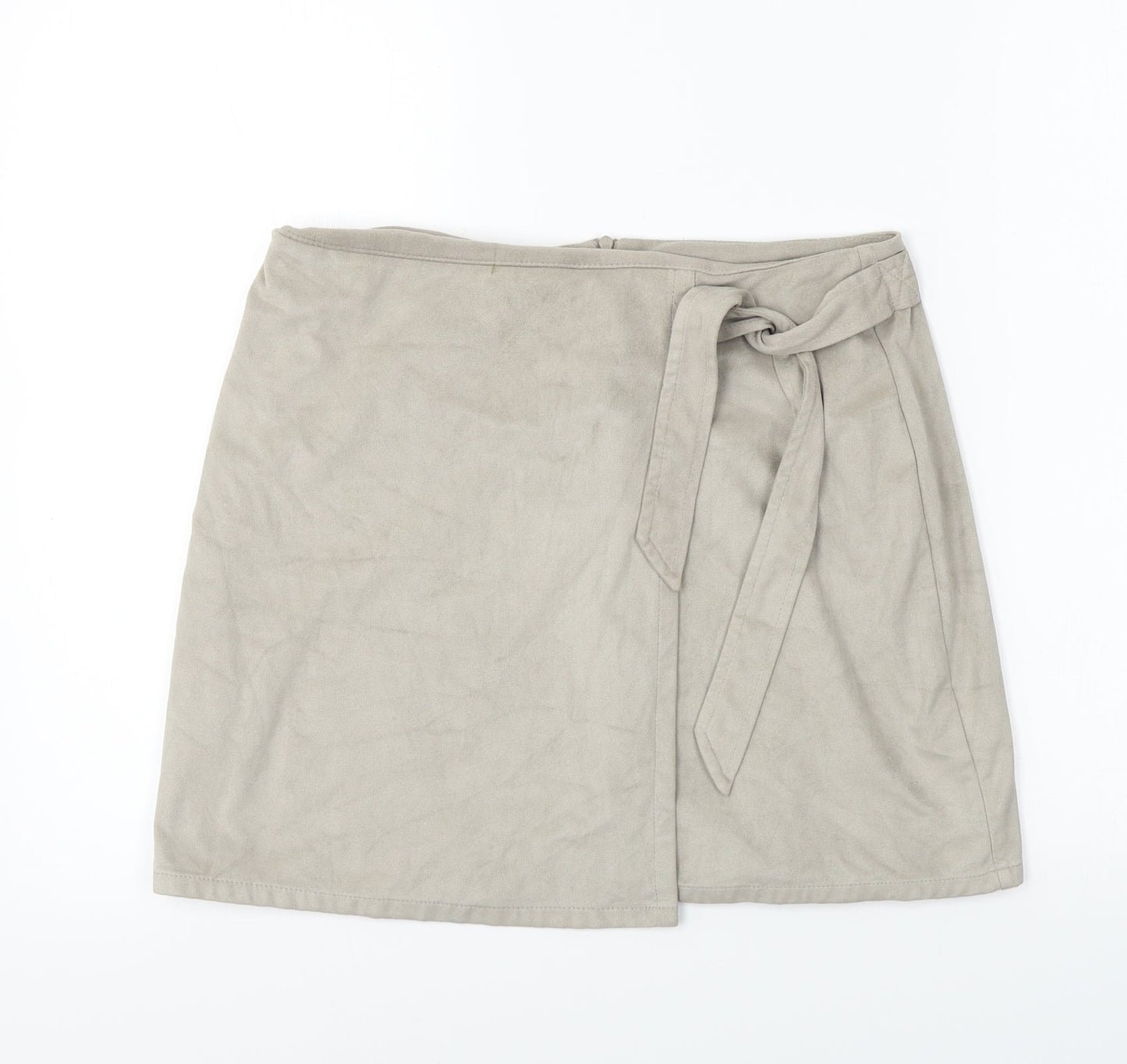 New Look  Womens Grey   A-Line Skirt Size 12