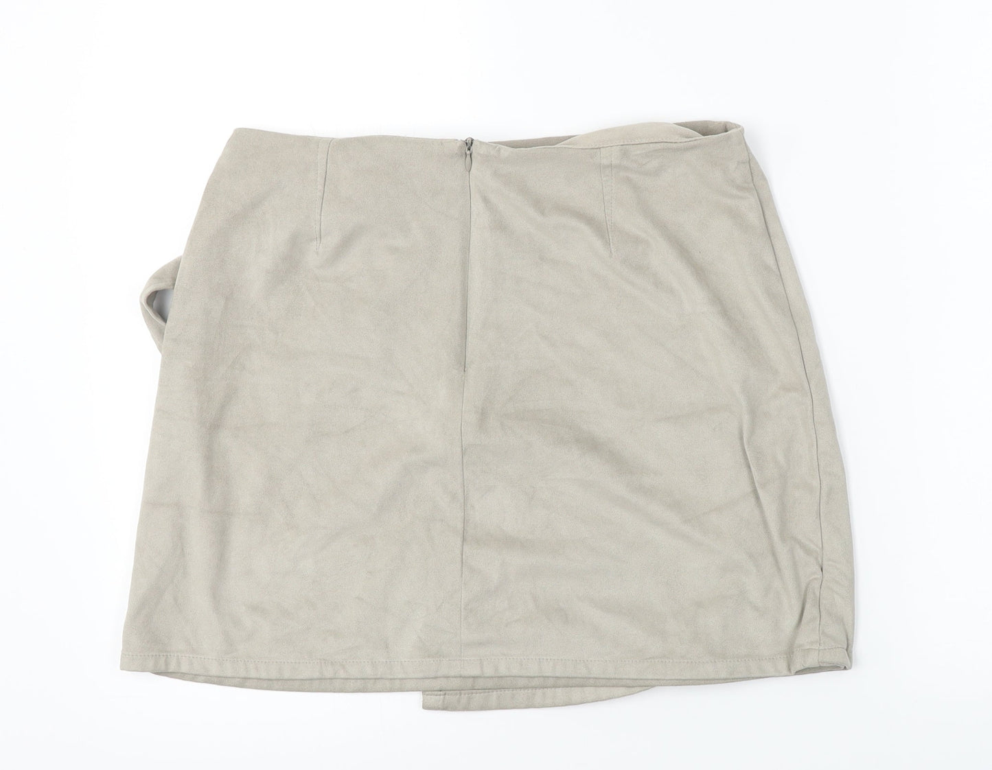 New Look  Womens Grey   A-Line Skirt Size 12