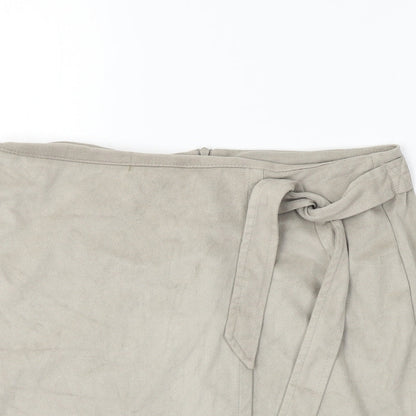 New Look  Womens Grey   A-Line Skirt Size 12