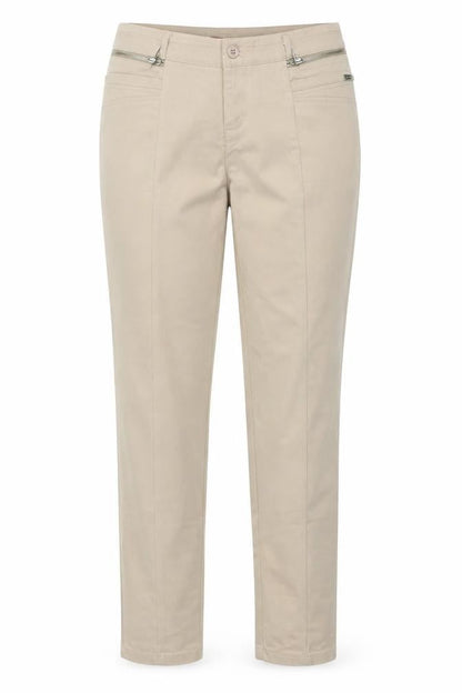Womens UK Size XL Freesia Regular Fit  Beige Trousers