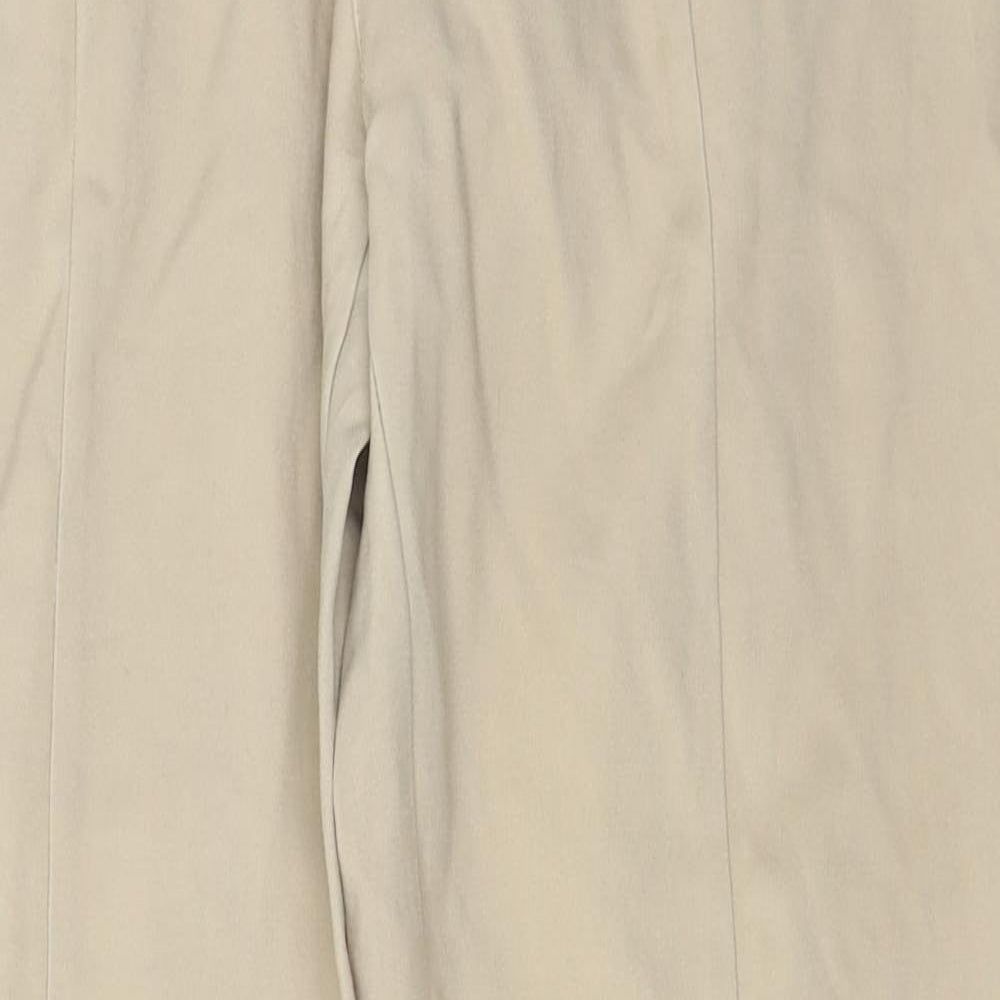 Womens UK Size XL Freesia Regular Fit  Beige Trousers