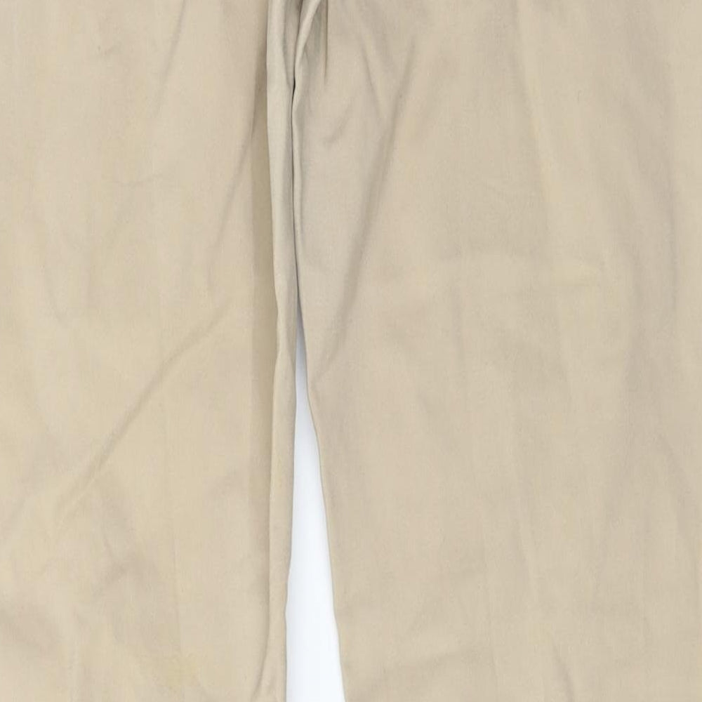 Womens UK Size XL Freesia Regular Fit  Beige Trousers