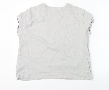 Womens UK Size L day dreams Ivory Basic T-Shirt
