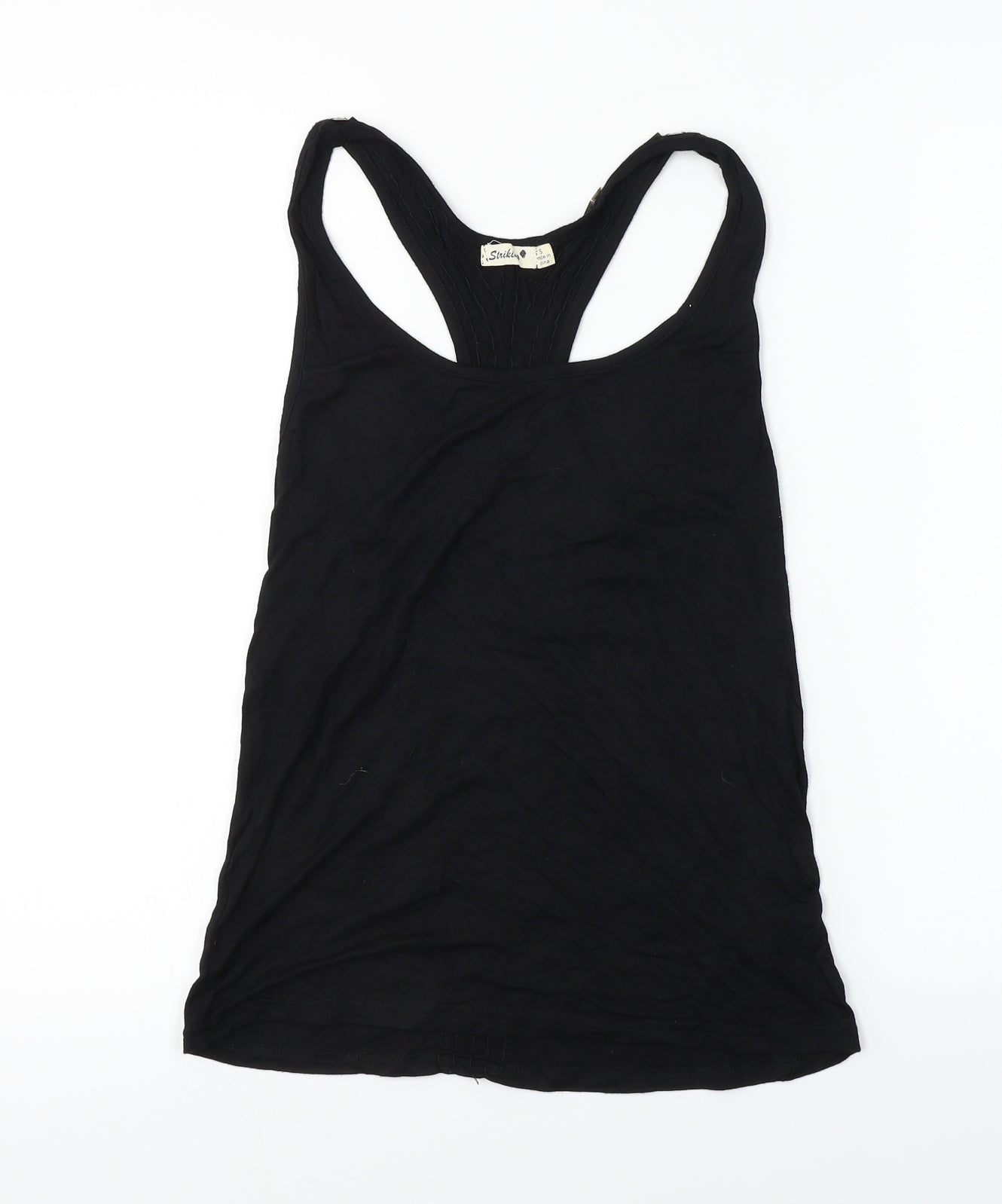 Striking  Womens Black   Basic Tank Size S