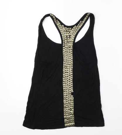 Striking  Womens Black   Basic Tank Size S