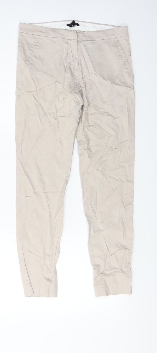Womens UK Size 8 H&M Regular Fit  Pink Trousers