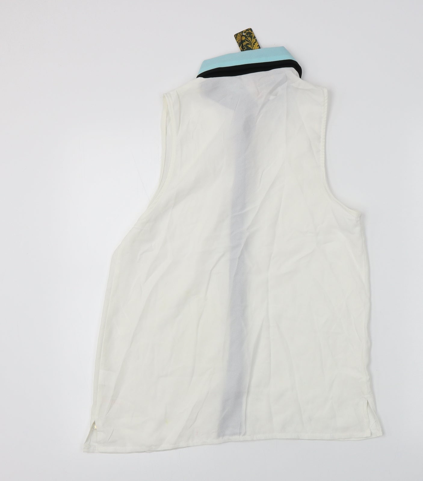 Womens UK Size S e-lady Ivory Basic Button-Up