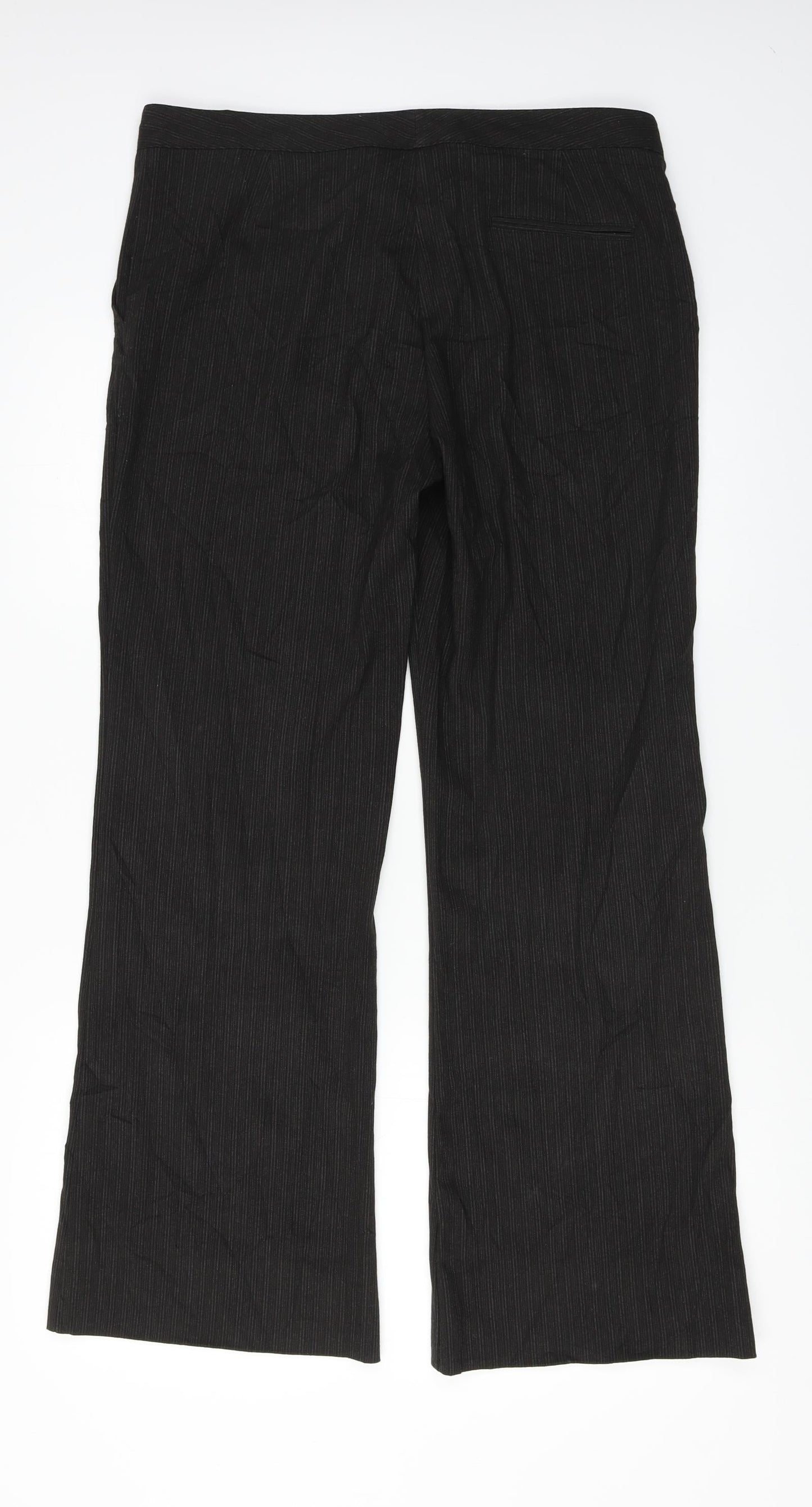 Armanto  Womens Black   Trousers  Size 34 in L24 in