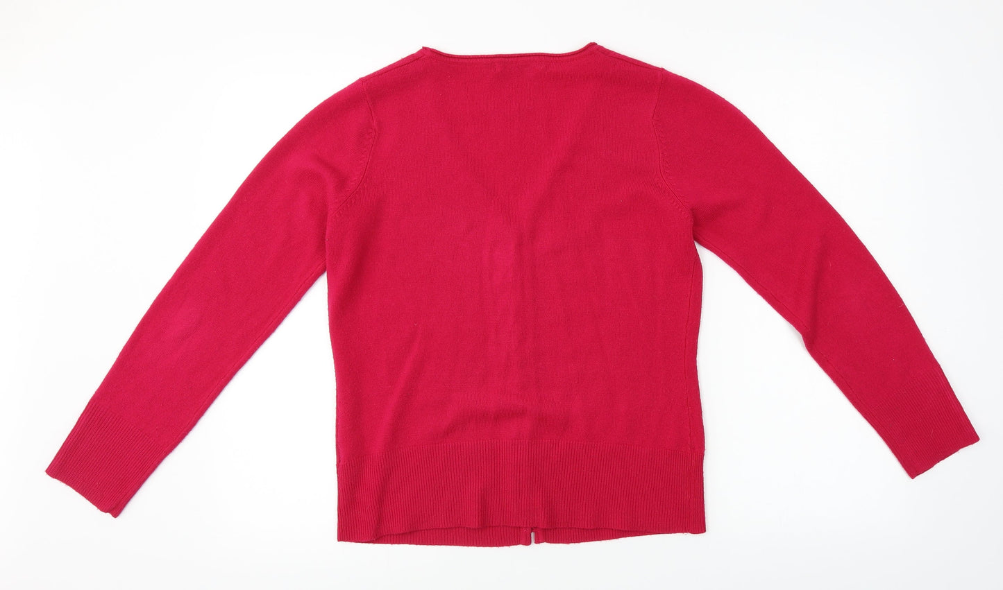M&Co Womens Purple   Cardigan Jumper Size M