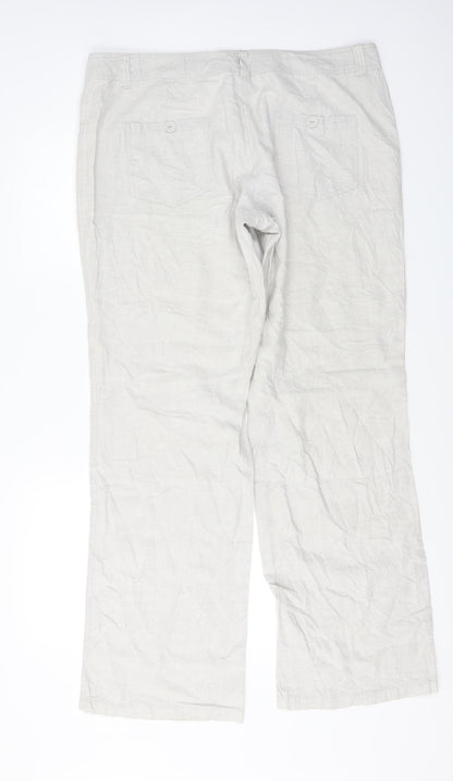 F&F  Womens Beige   Trousers  Size 34 in L30 in