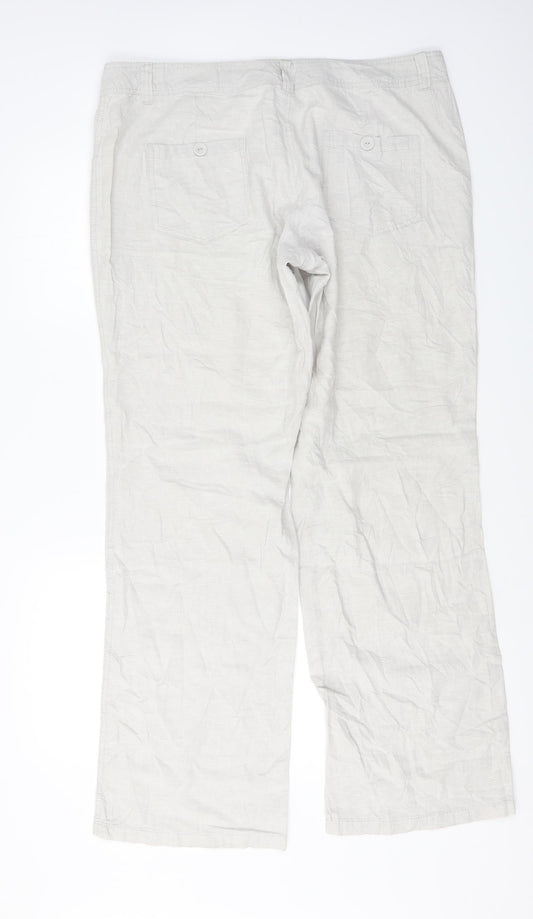 F&F  Womens Beige   Trousers  Size 34 in L30 in