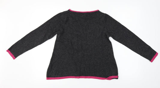Benedetta B  Womens Grey   Pullover Jumper Size S