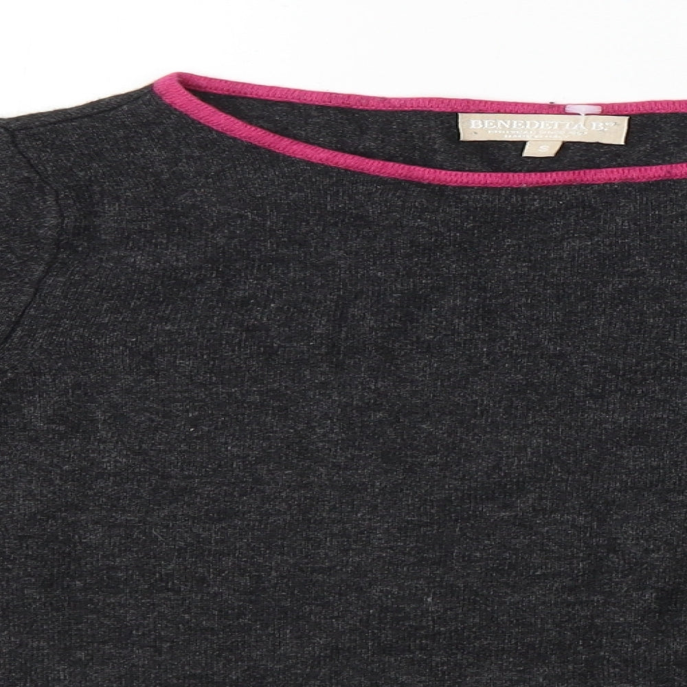 Benedetta B  Womens Grey   Pullover Jumper Size S