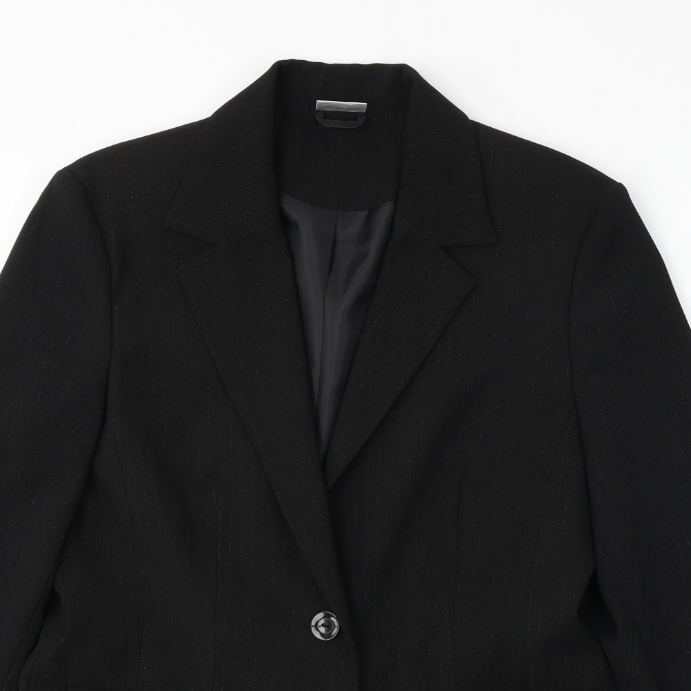 Select  Womens Black   Jacket Blazer Size 12