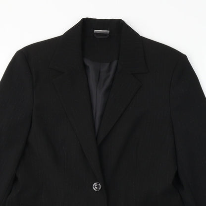 Select  Womens Black   Jacket Blazer Size 12