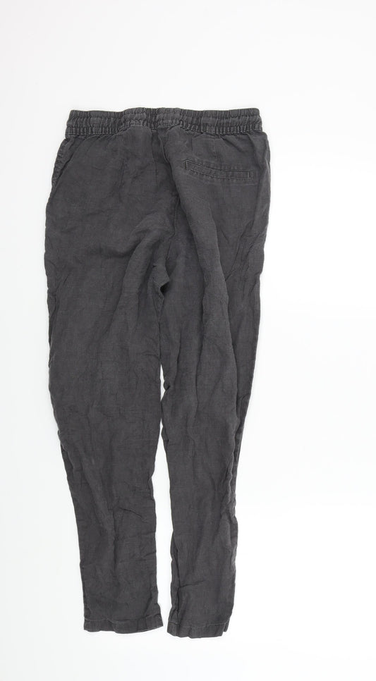 Womens UK Size 34 in H&M Regular Fit  Grey Trousers