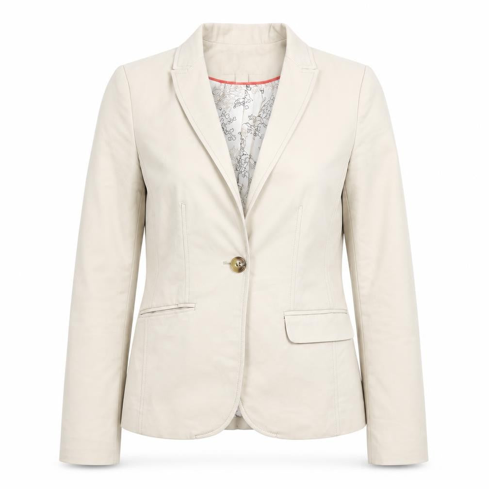 Womens UK Size 34 H&M Beige Jacket