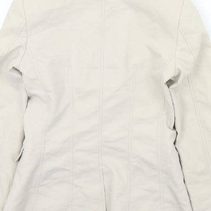 H&M Womens Beige   Jacket Blazer Size 34
