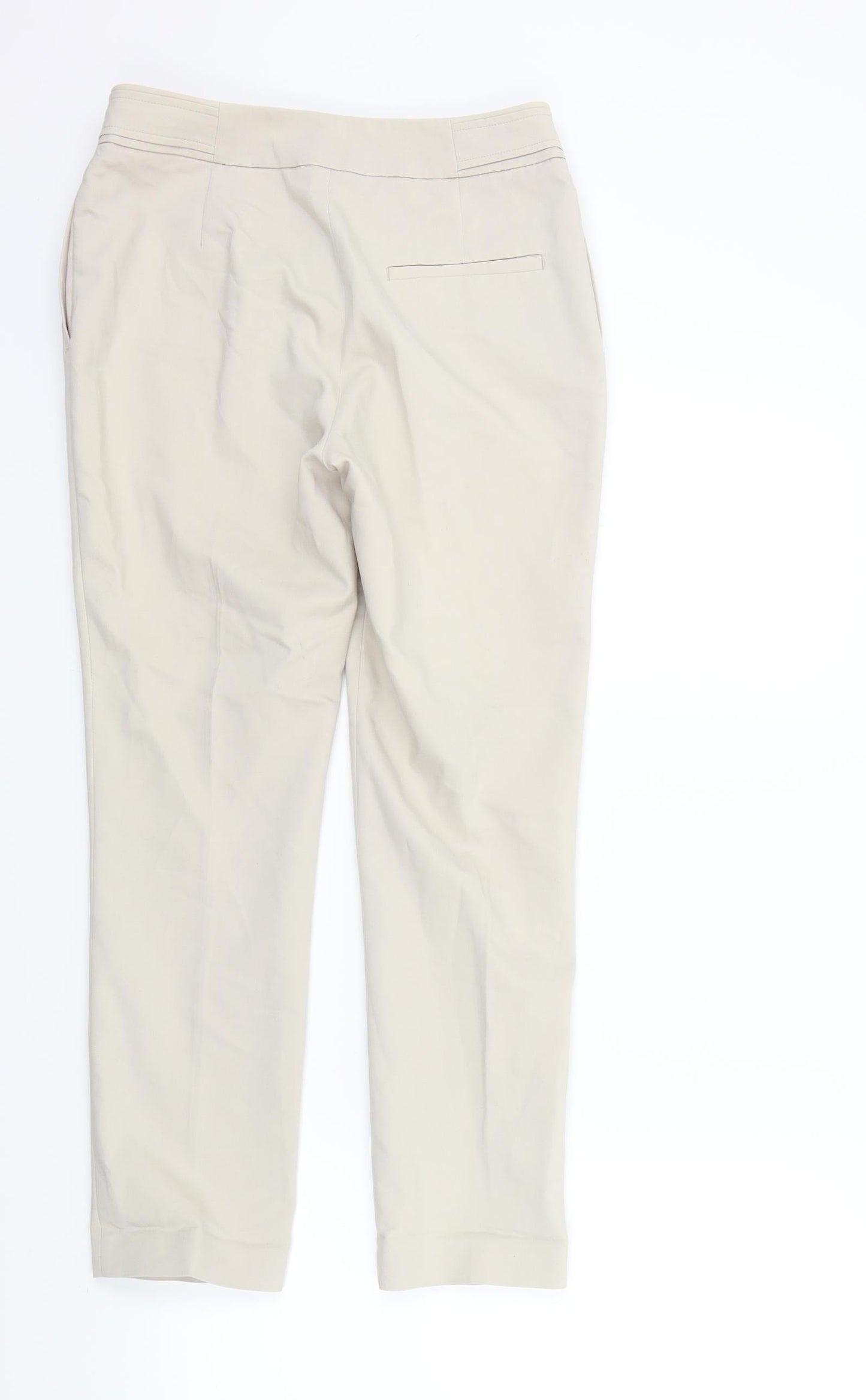 Womens UK Size 36 H&M Regular Fit  Beige Trousers