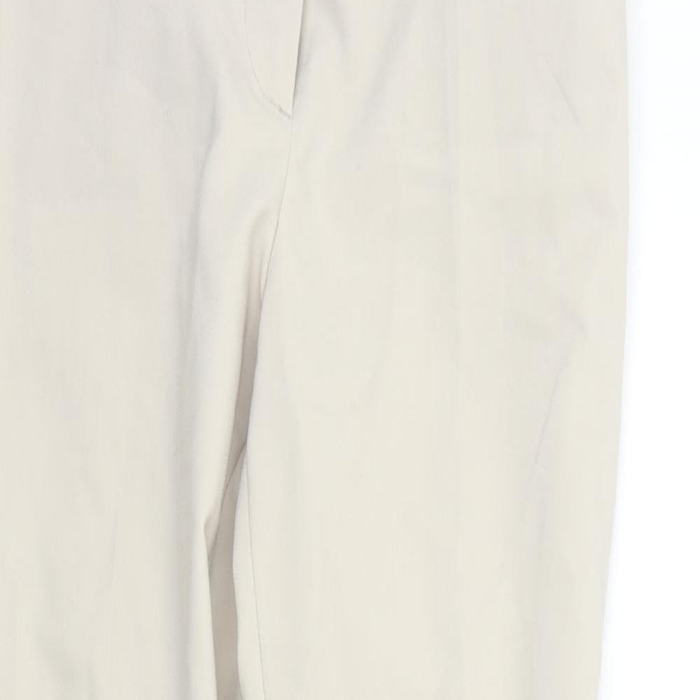 Womens UK Size 36 H&M Regular Fit  Beige Trousers