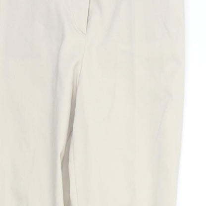 Womens UK Size 36 H&M Regular Fit  Beige Trousers