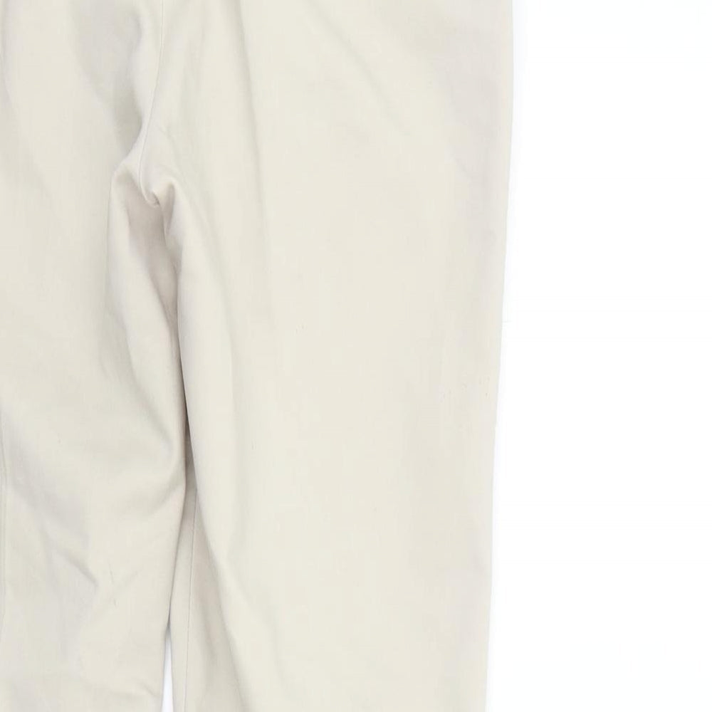 Womens UK Size 36 H&M Regular Fit  Beige Trousers