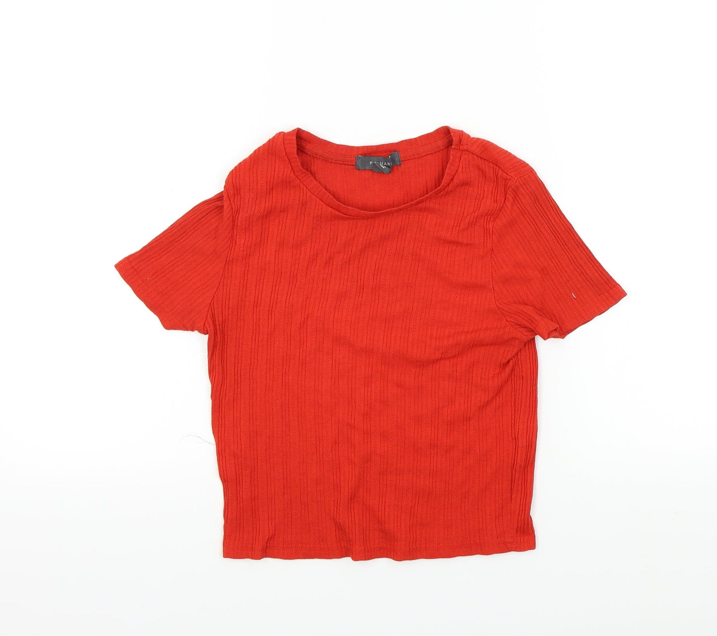 Primark Womens Red   Basic T-Shirt Size S