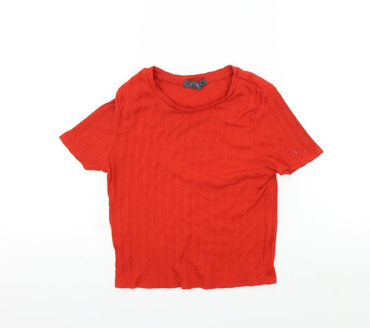 Primark Womens Red   Basic T-Shirt Size S