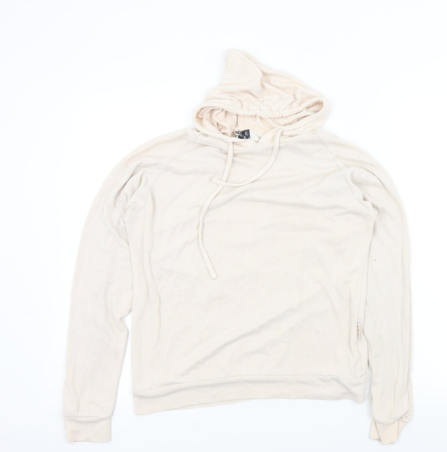 Love to lounge Womens Beige Colourblock  Pullover Hoodie Size 6