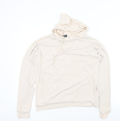 Love to lounge Womens Beige Colourblock  Pullover Hoodie Size 6