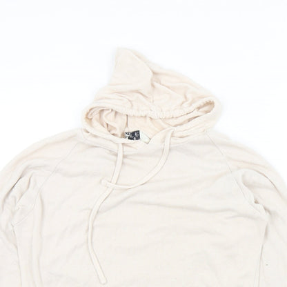Love to lounge Womens Beige Colourblock  Pullover Hoodie Size 6