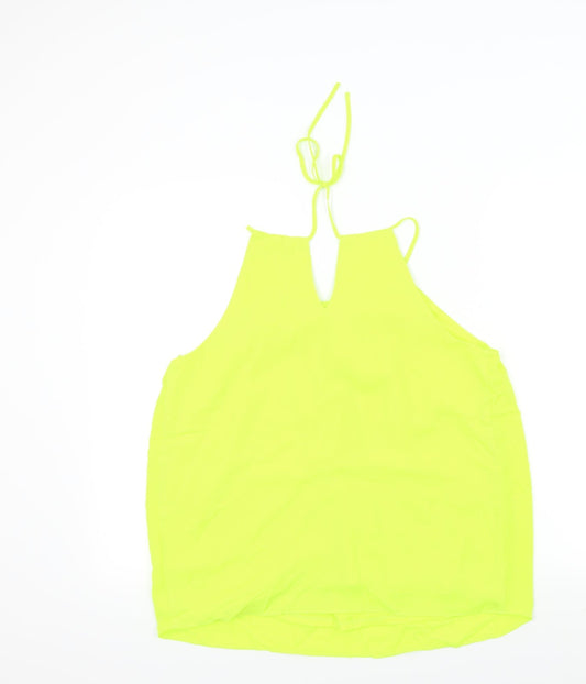 F&F Womens Yellow   Basic T-Shirt Size 12