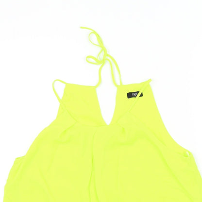 F&F Womens Yellow   Basic T-Shirt Size 12