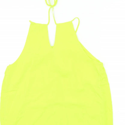 F&F Womens Yellow   Basic T-Shirt Size 12