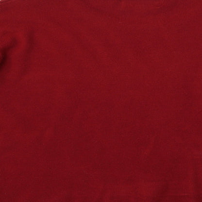 Fay Louise Womens Red   Henley Jumper One Size